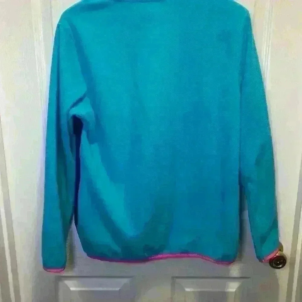 Girls Lands End fleece pull over - Picture 7 of 8